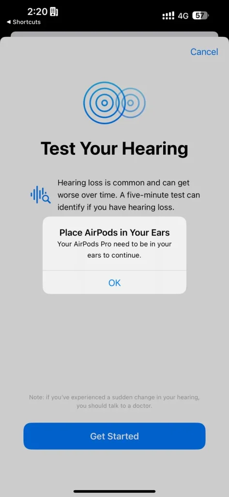 IMG_0530-473x1024 ميزة إجراء اختبار السمع في سماعات آبل airpods pro 2